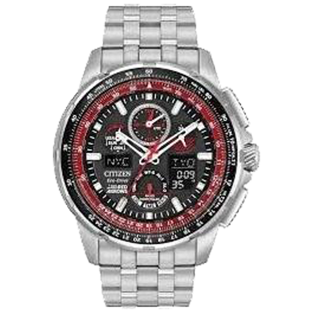 CITIZEN MEN ECO WR200 SSB BRAC BLCHK