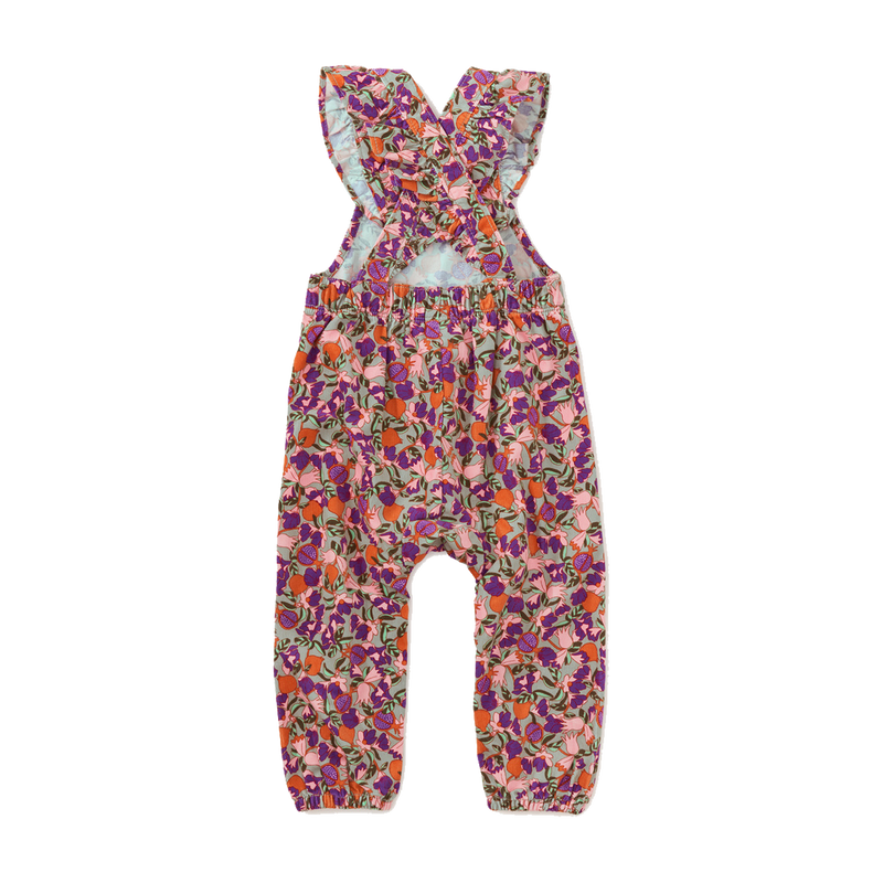 Corduroy Ruffle Baby Overalls