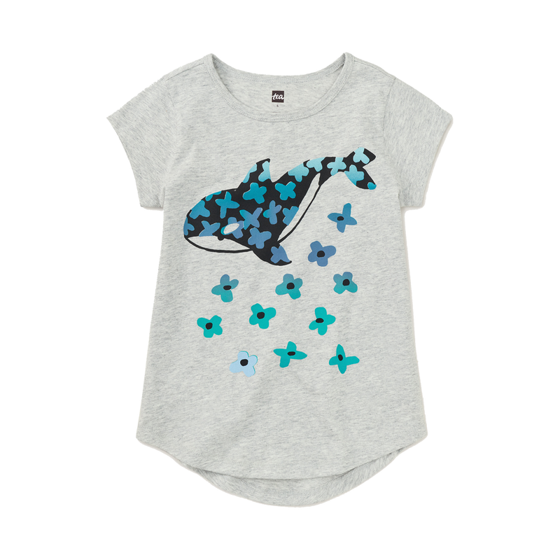 Orca Whale Graphic Tunic Top