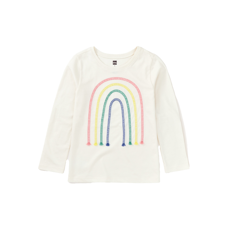 Embroidered Rainbow Tee