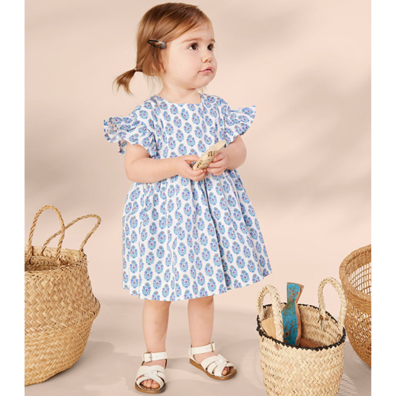 Ruffle Sleeve Baby Dress