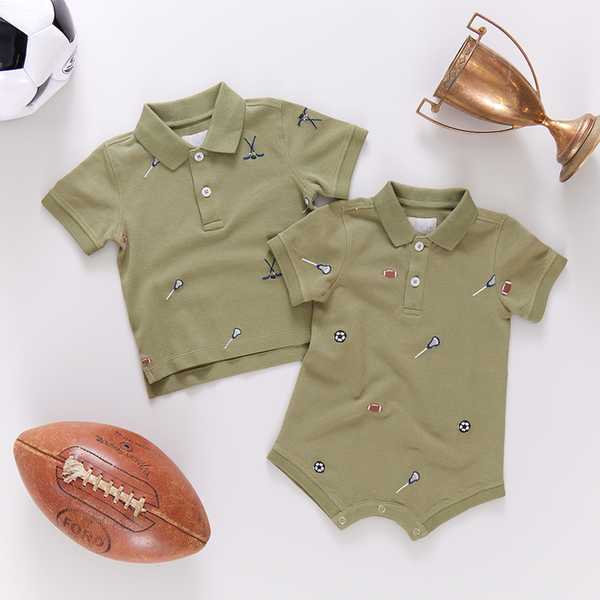 Boys Alec Shirt - Sports Embroidery