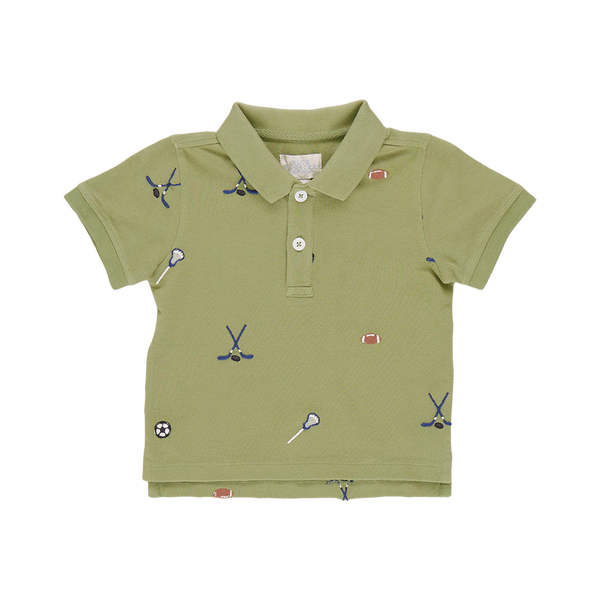 Boys Alec Shirt - Sports Embroidery