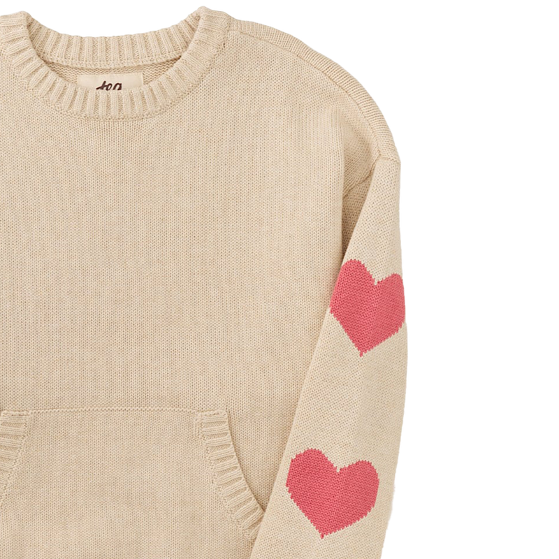 Heart Sleeve Sweater