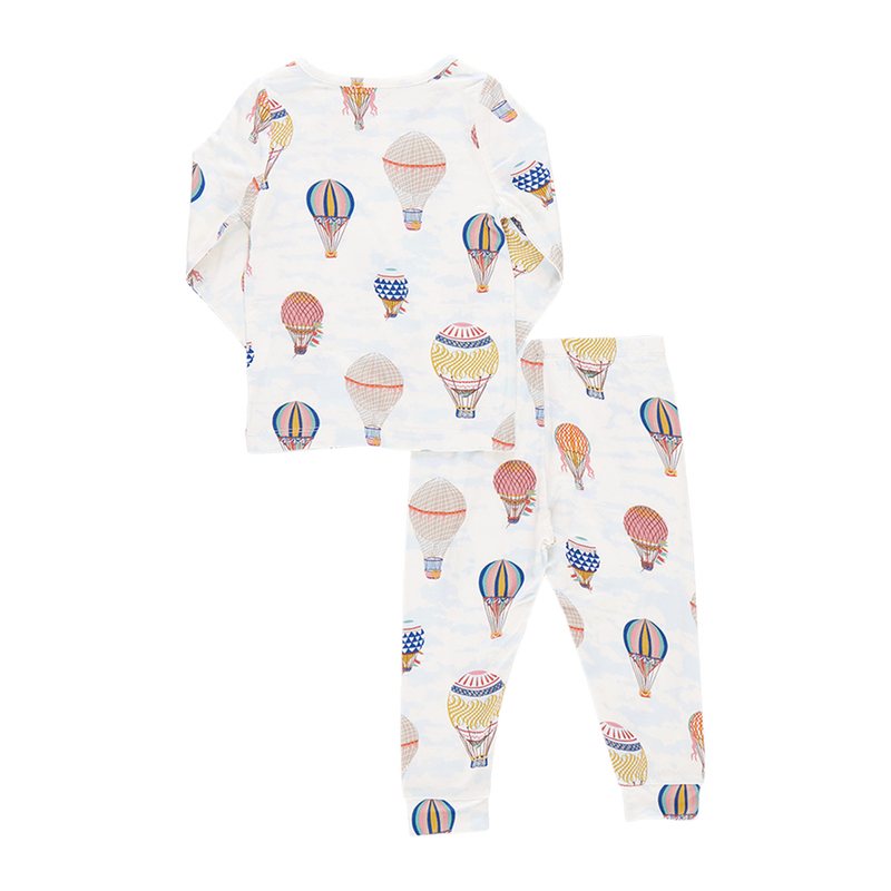 Kids Bamboo Pj Set - Hot Air Balloons