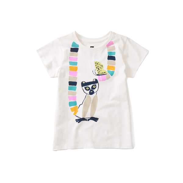 Lemur Rainbow Tail Graphic Tee