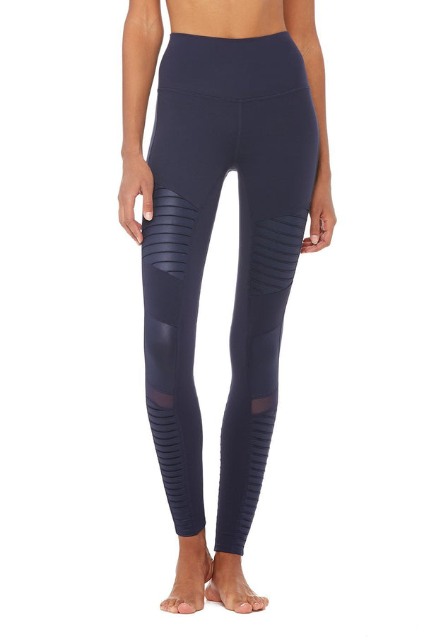 High-Waist Moto Legging