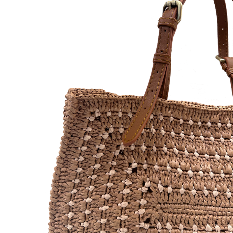 Glacier Crochet Tote Bag