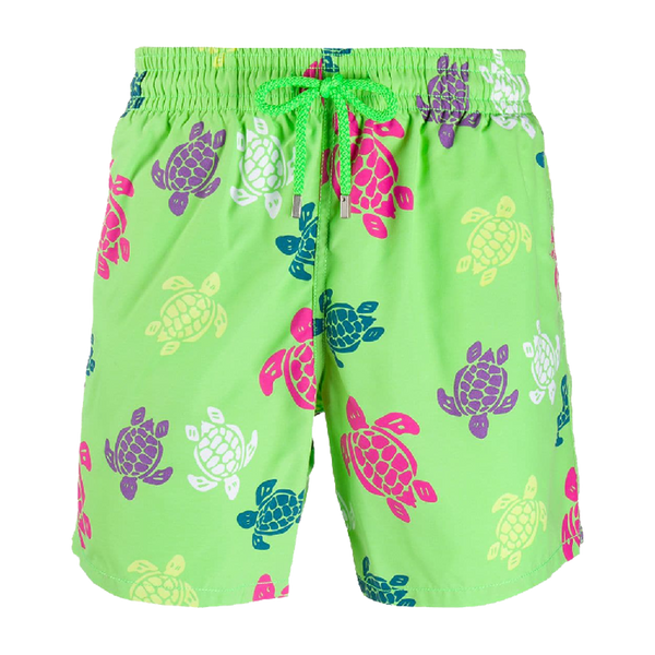 Turtle Print Swim Trunks