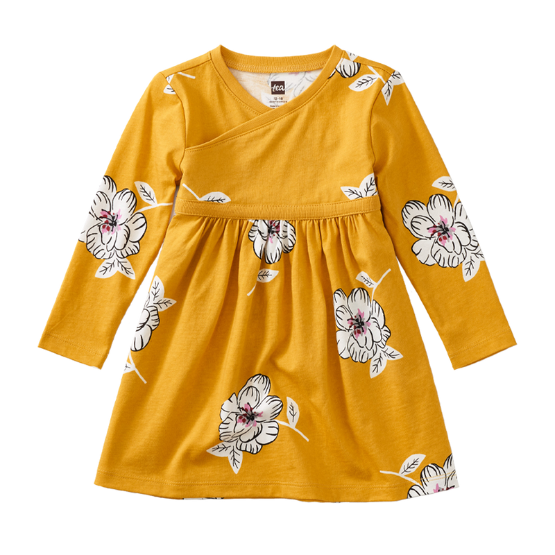 Wrap Neck Baby Dress